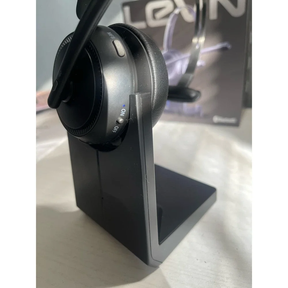 LEVN CT001 Wireless Headset with Microphone for Call Center/Office/Work